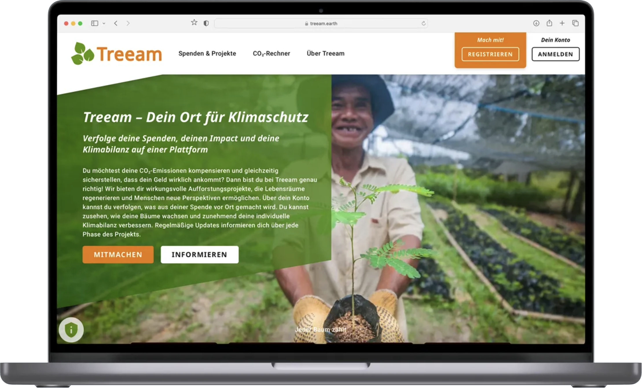 Treeam – Dein Ort für Klimaschutz