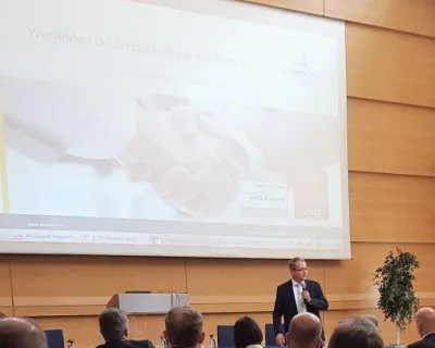 Keynote on "Digitalization" by Berno Breitruck
