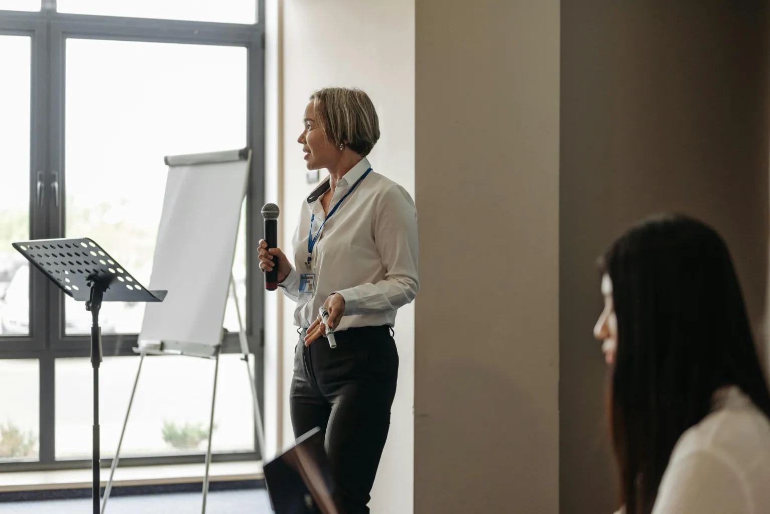 Presentation at an event