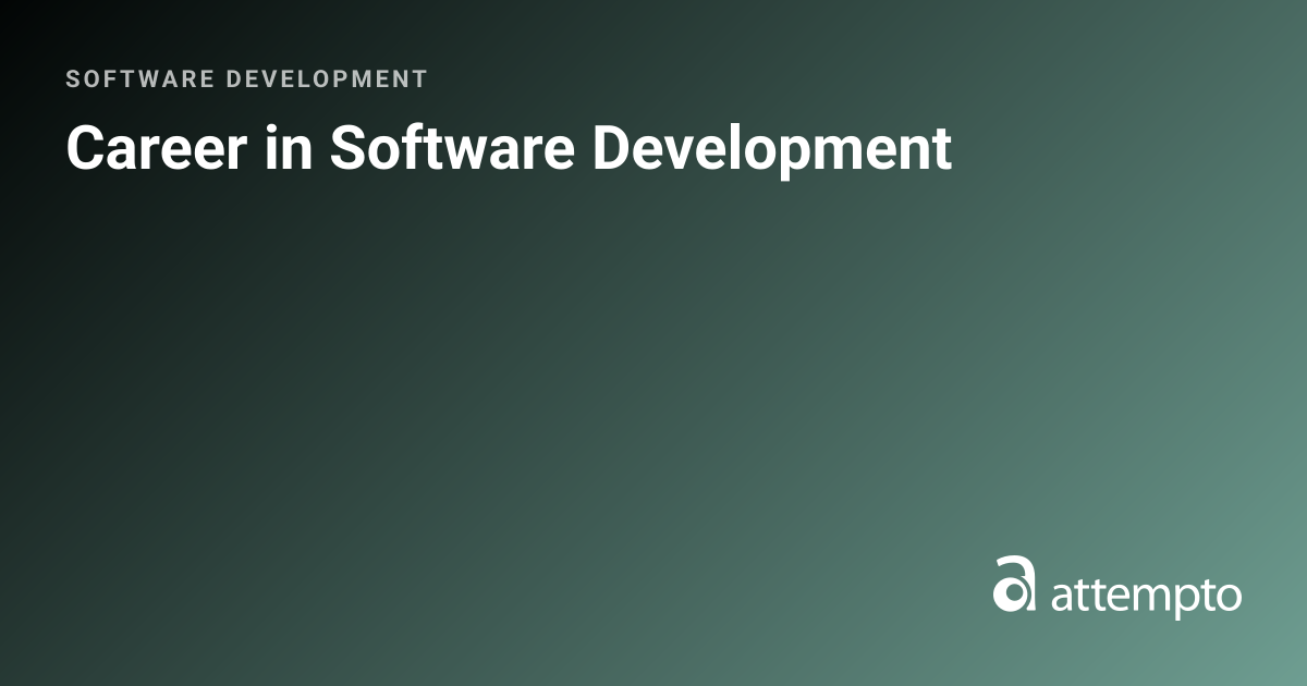 Career in Software Development | attempto GmbH & Co. KG